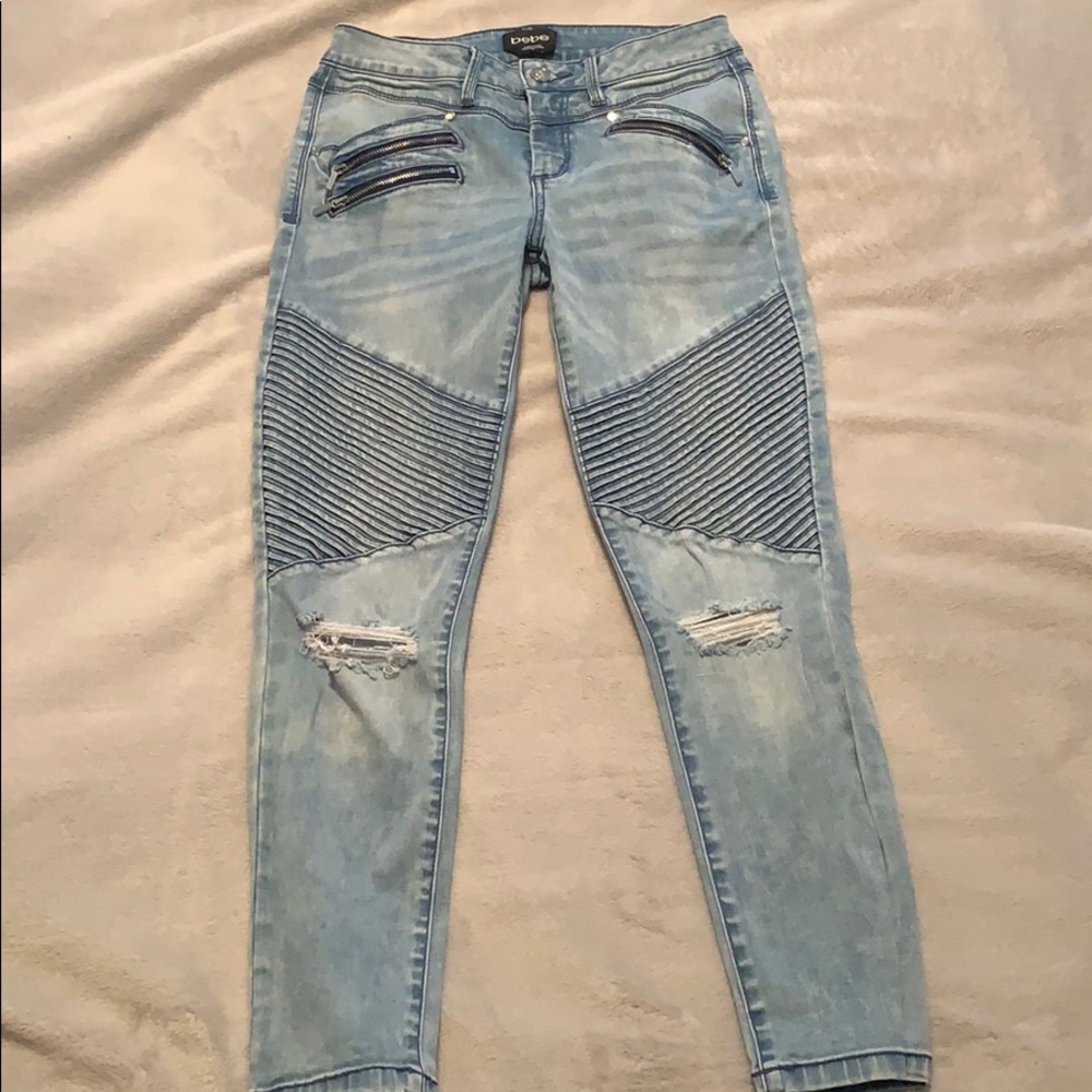 BEBE Moto Jeans
